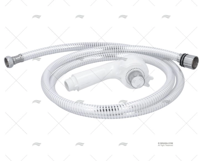 DUCHE BRANCA 1,5m 1/2"BSP-20 SAL/DUPLO ARAVON