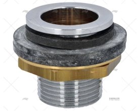 SUPORTE DUCHE CORRIMÃO ROSCA 3/4" ARAVON
