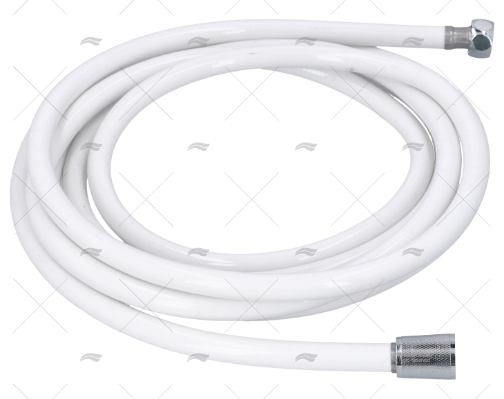 SHOWER HOSE 4M WHITE