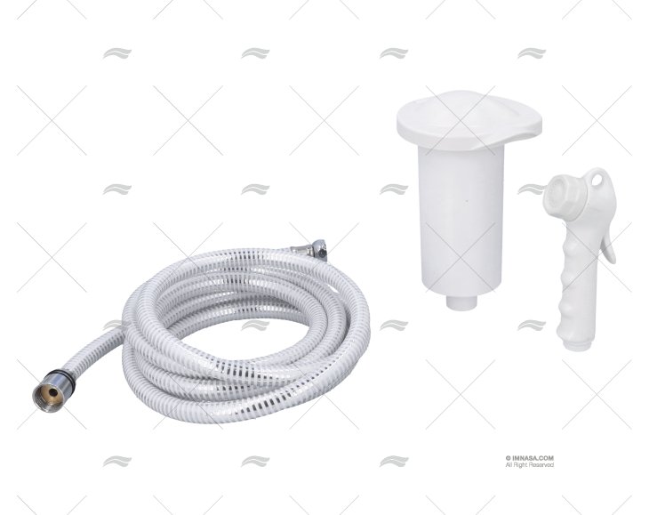 DUCHE BRANCO 2,50m COM COMPARTIMENTO ARAVON