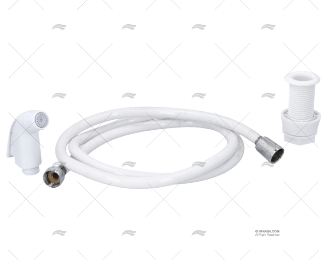 KIT DUCHE COM TUBO DE 1,6m + SUPORTE IMNASA