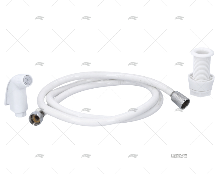 KIT DOCCIA CON TUBO DA 1,6m + SUPPORTO IMNASA