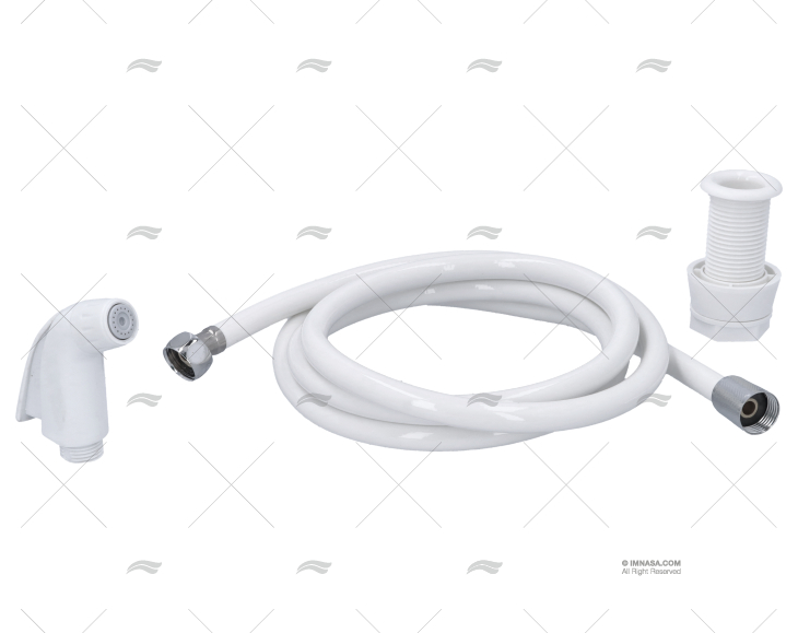 KIT DOCCIA CON TUBO DA 2m + SUPPORTO IMNASA
