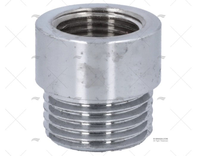 RIDUTTORE OTTONE CROMATO F3/8-M1/2