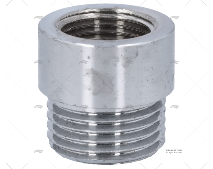 REDUTOR LATÃO CROMADO F3/8-M1/2