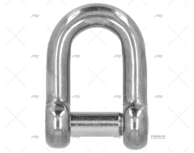 MANILHA RETA ALLEN INOX 10mm