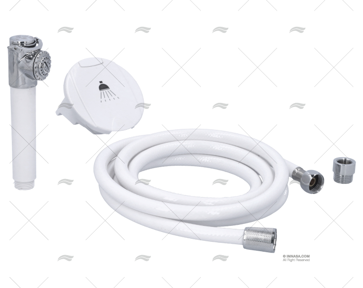 DUCHE CROMADA BASE ABS PLANA 2,5m IMNASA