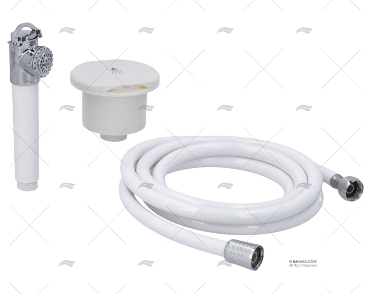 DOCCIA CROMATA BASE ABS VERTICALE 2,5m IMNASA