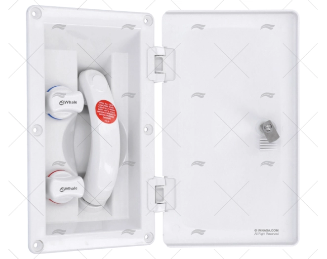 CASSETTO DOCCIA CON COPERCHIO DOPPIO WHALE