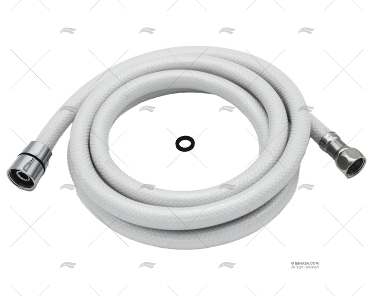 FLESSIBILE DOCCIA 2,10Mts FILETTATURA 21MM WHALE