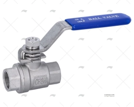RUBINETTO PALLA INOX 3/8"