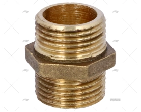 CONECTOR MALE/MALE 3/8