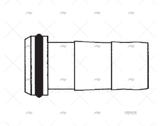 BARBED ADAPTER 15mm