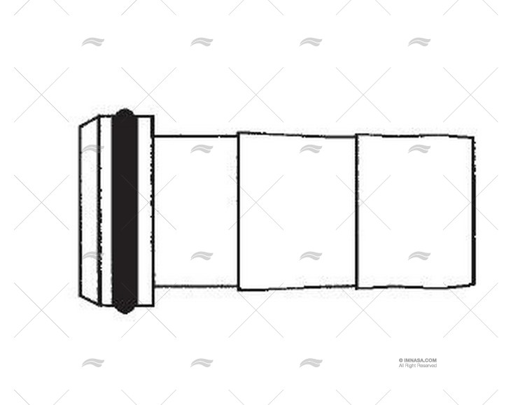 BARBED ADAPTER 15mm