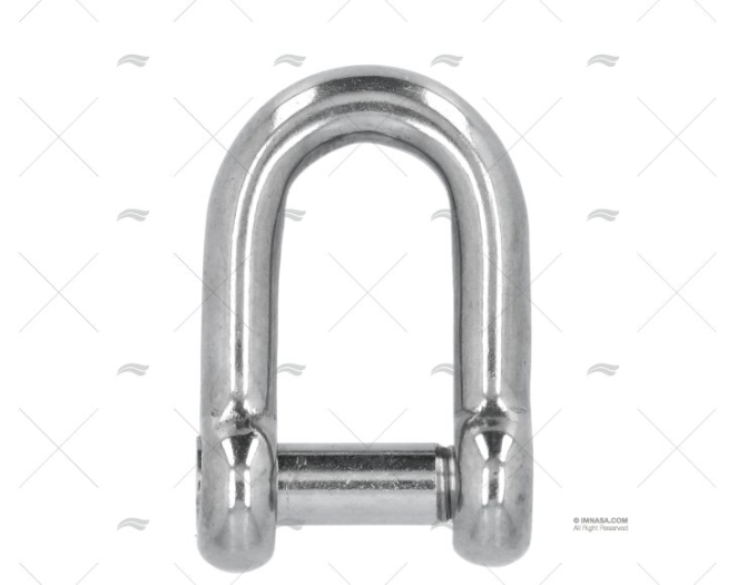 MANILHA RETA ALLEN INOX 12mm