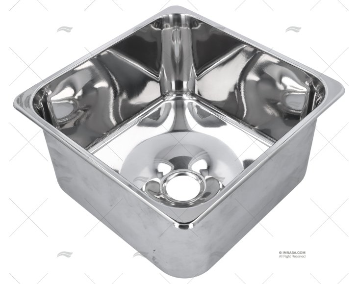LAVELLO INOX 360x360mm BARKA