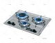 GAS COOKTOP S.S. 3 BURNERS