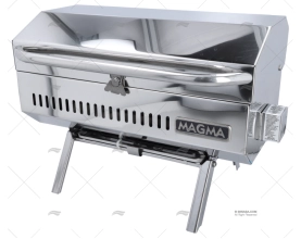 BARBECUE GAS 230x460mm S.S. CHEFSMATE MAGMA