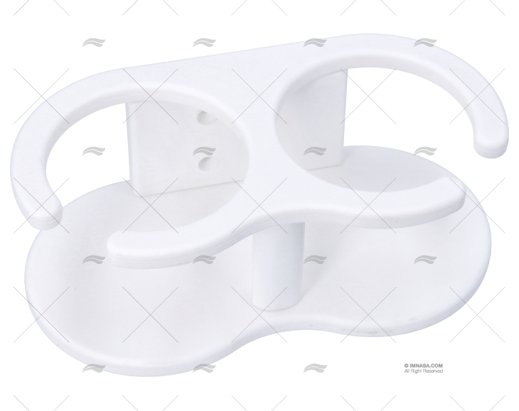 SUPORTE PLÁSTICO PARA 2 COPOS