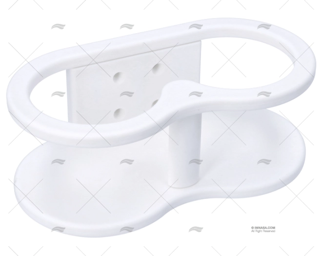 SUPORTE PLÁSTICO PARA 2 COPOS