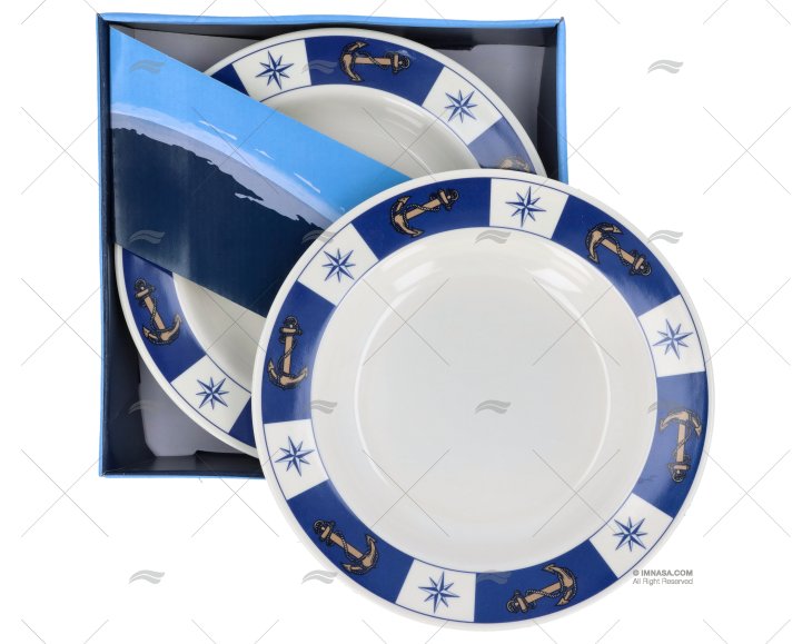 SOUP PLATES IN MELAMINE 6 PCS SOUP PLATES IN MELAMINE 6 PCS