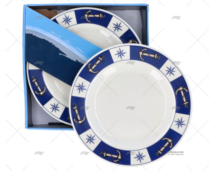 PLATO POSTRE MELAMINA 6pcs