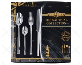 TALHERES INOX 24pcs ÂNCORA