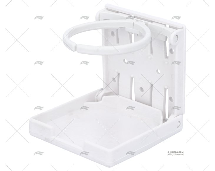 SUPPORTO BICCHIERE REGOLABILE BIANCO