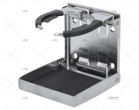 SUPORTE COPO INOX DOBRÁVEL