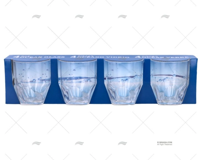 COPO ÁGUA/WHISKY 360ML 4PCS