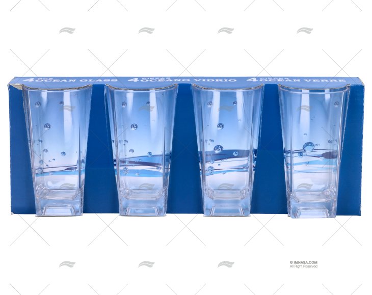 WATER GLASS IN POLYCARBONATE 4 PCS 250ml