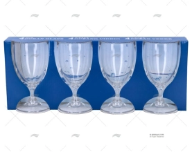 TAÇA ÁGUA/VINHO 200ml  4un.