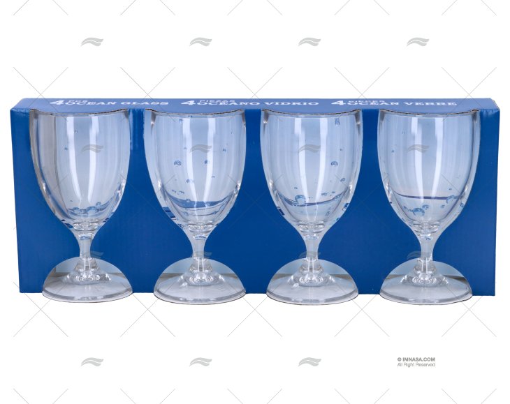 TAÇA ÁGUA/VINHO 200ml  4un.