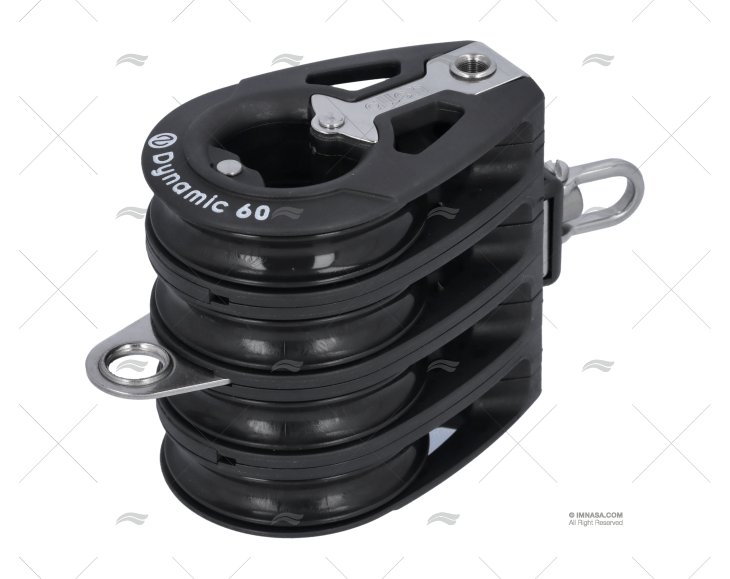 PULEGGIA QUADRUPLA C/ANCORAGGIO DYNAMIC 60 ALLEN BROTHERS
