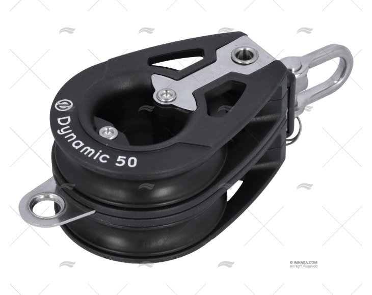 PULEGGIA DOPPIO C/FISSAGGIO 50mm DYNAMIC ALLEN BROTHERS