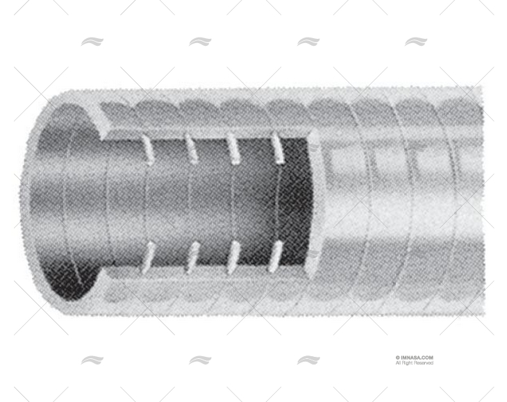 MANGUEIRA DE ÁGUA ASPIRAÇÃO 40MM/BOBINA SATI TRADING
