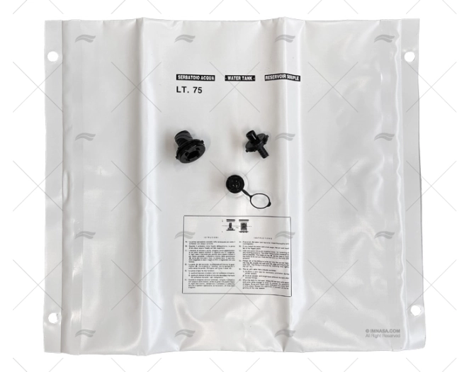 DEPOSITO AGUA  75L FLEXIBLE RECTANGULAR