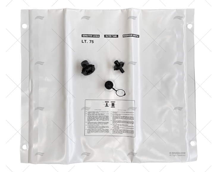 DEPOSITO AGUA  75L FLEXIBLE RECTANGULAR