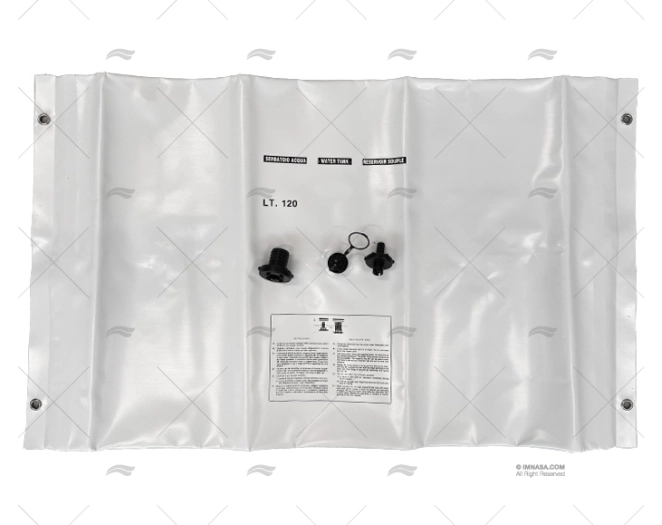 DEPÓSITO ÁGUA 120L FLEXÍVEL RETANGULAR