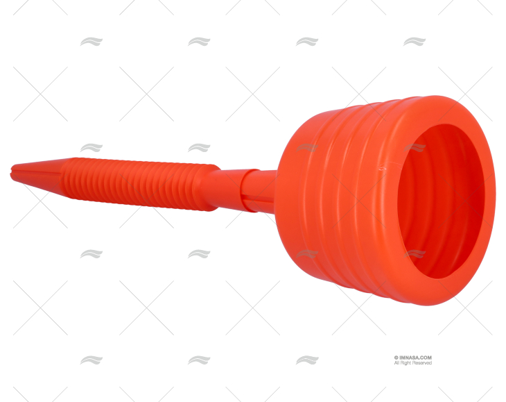 FUNIL ANTIROLAMENTO FLEXÍVEL VERMELHO