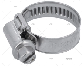 Fascetta INOX W5  12- 22/ 9