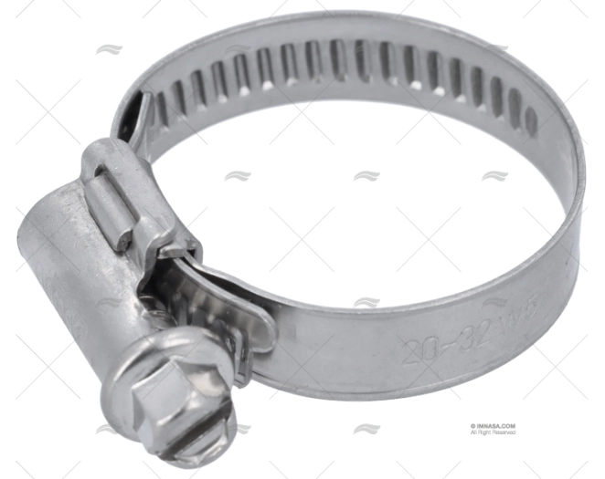 FASCETTA INOX W5  20- 32/ 9