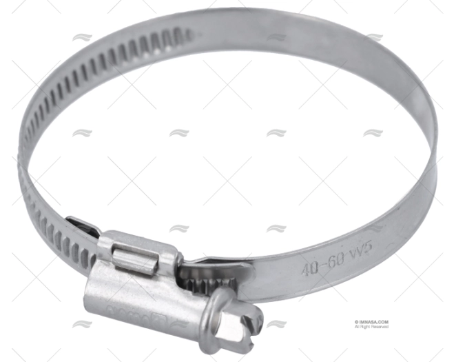 FASCETTA INOX W5  40- 60/ 9