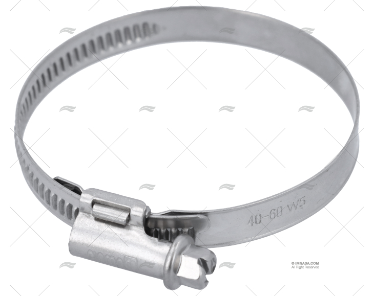 ABRAÇADEIRA INOX W5  40- 60/ 9