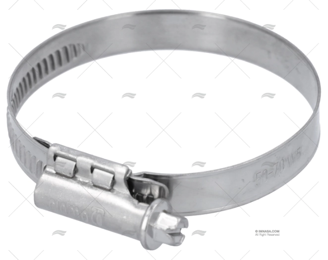 ABRAÇADEIRA INOX W5  50- 70/12