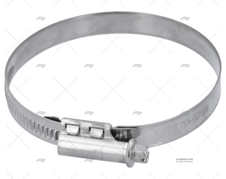 ABRAÇADEIRA INOX W5  70- 90/12