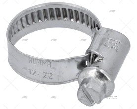 ABRAÇADEIRA INOX W5  12- 22/ 9 NORMA