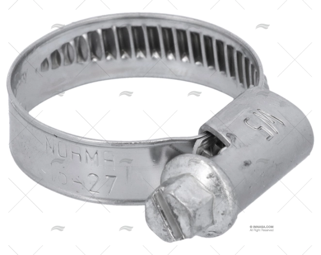 ABRAÇADEIRA INOX W5  16- 27/ 9 NORMA