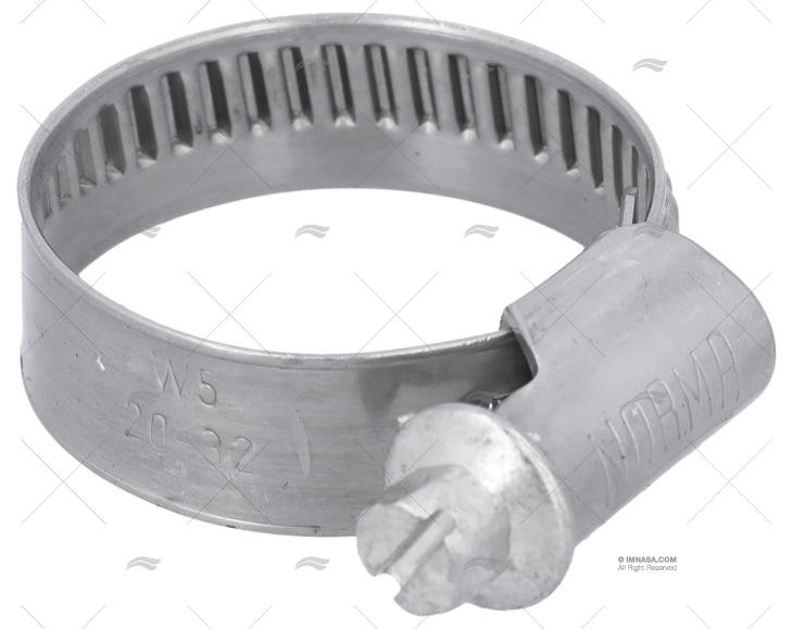 ABRAÇADEIRA INOX W5  20- 32/12 NORMA