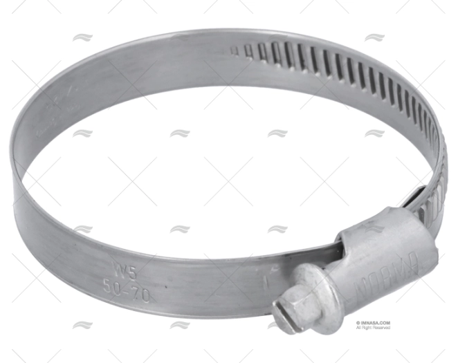 FASCETTA INOX W5  50- 70/12 NORMA